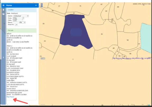 भू-नक्शा पेज चयन